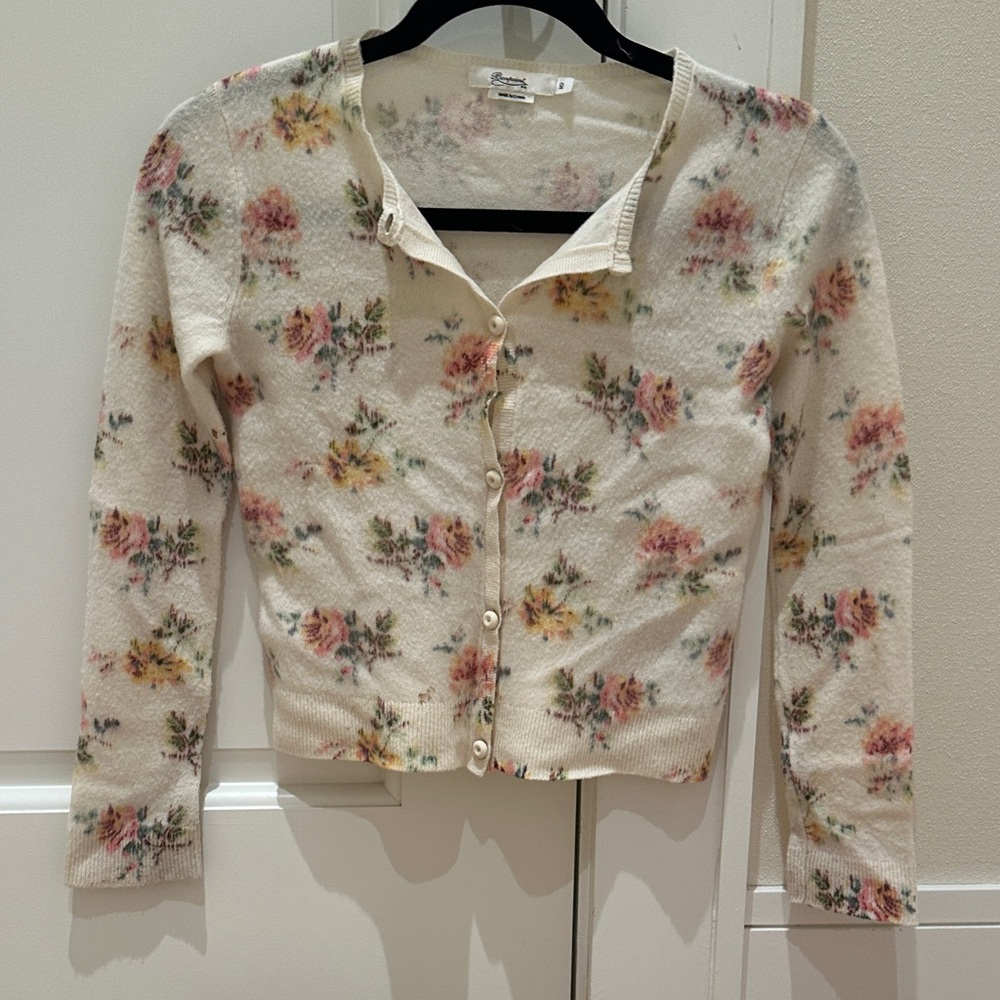 Bonpoint Cream Floral Knit